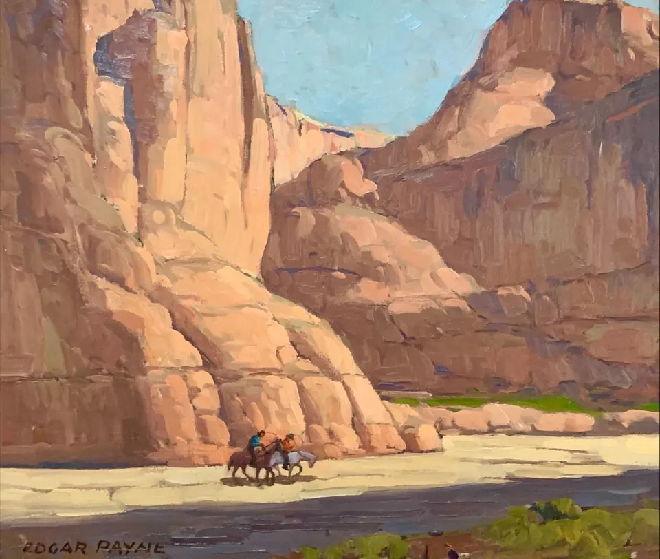 Edgar Payne, Canyon de Chelly, oil on canvas