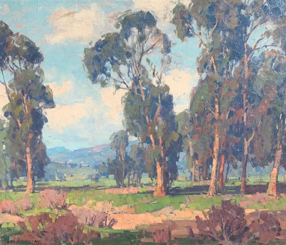 Edgar Payne, Eucalyptus, oil on canvas