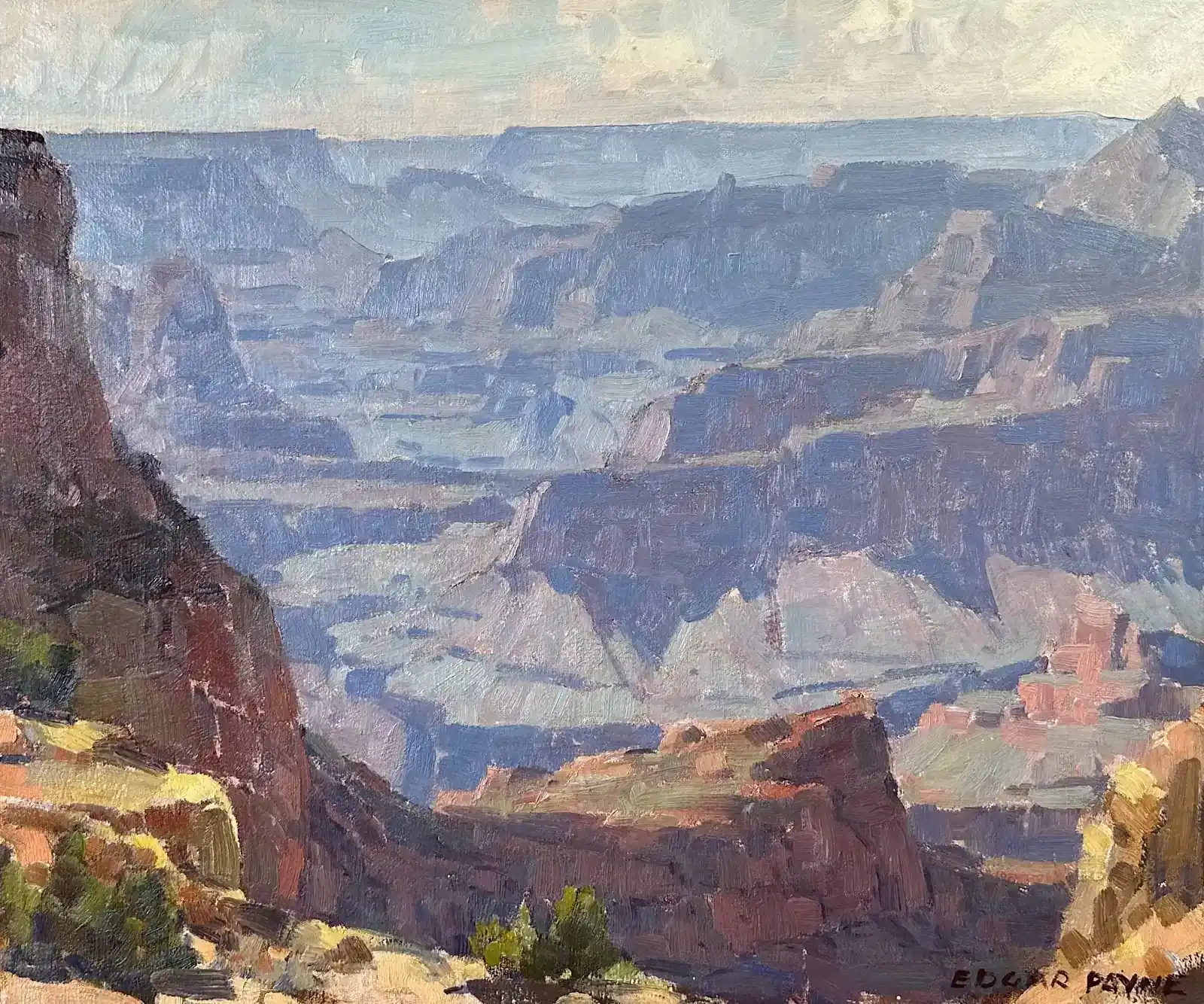Edgar Payne, Grand Canyon, oil on canvas (sold by Steven Stern Fine Arts)