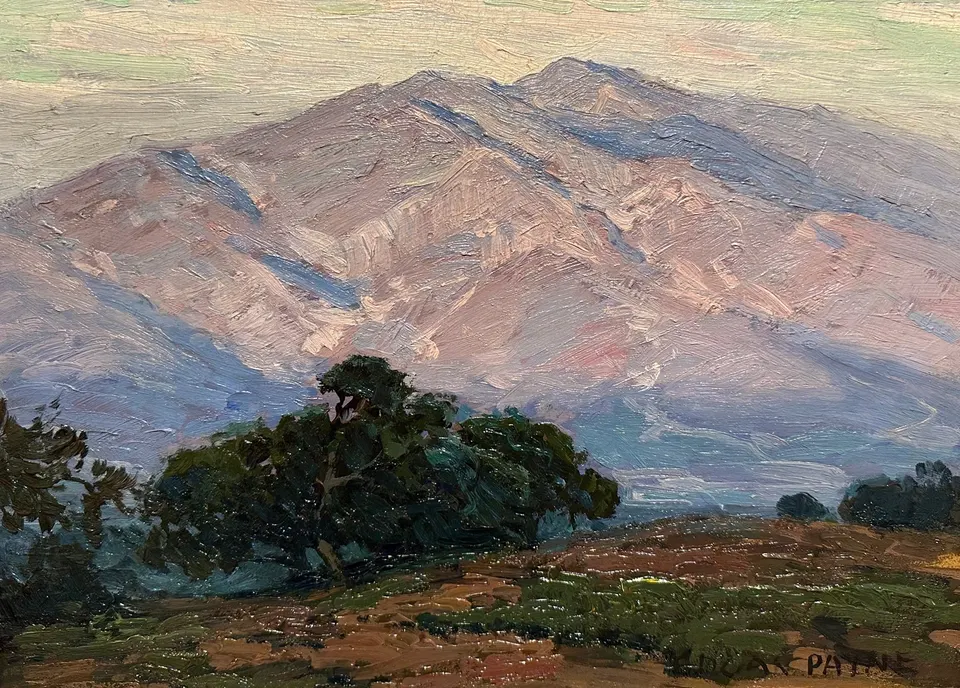 Edgar Payne, Lavender Hills, oil on board