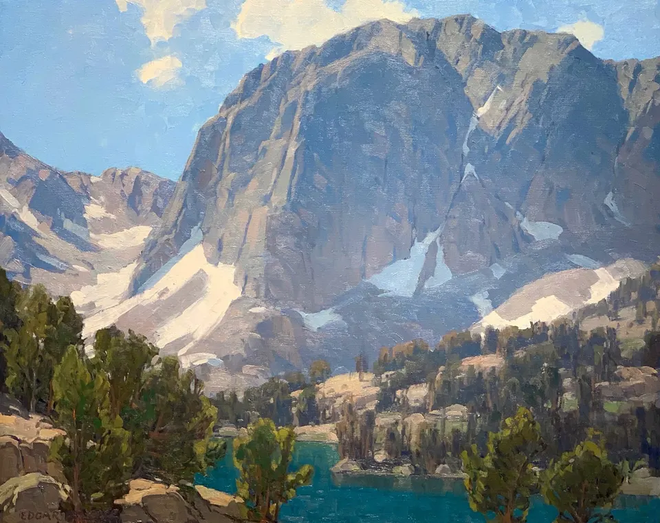 Edgar Payne, Monumental Sierras, oil on canvas