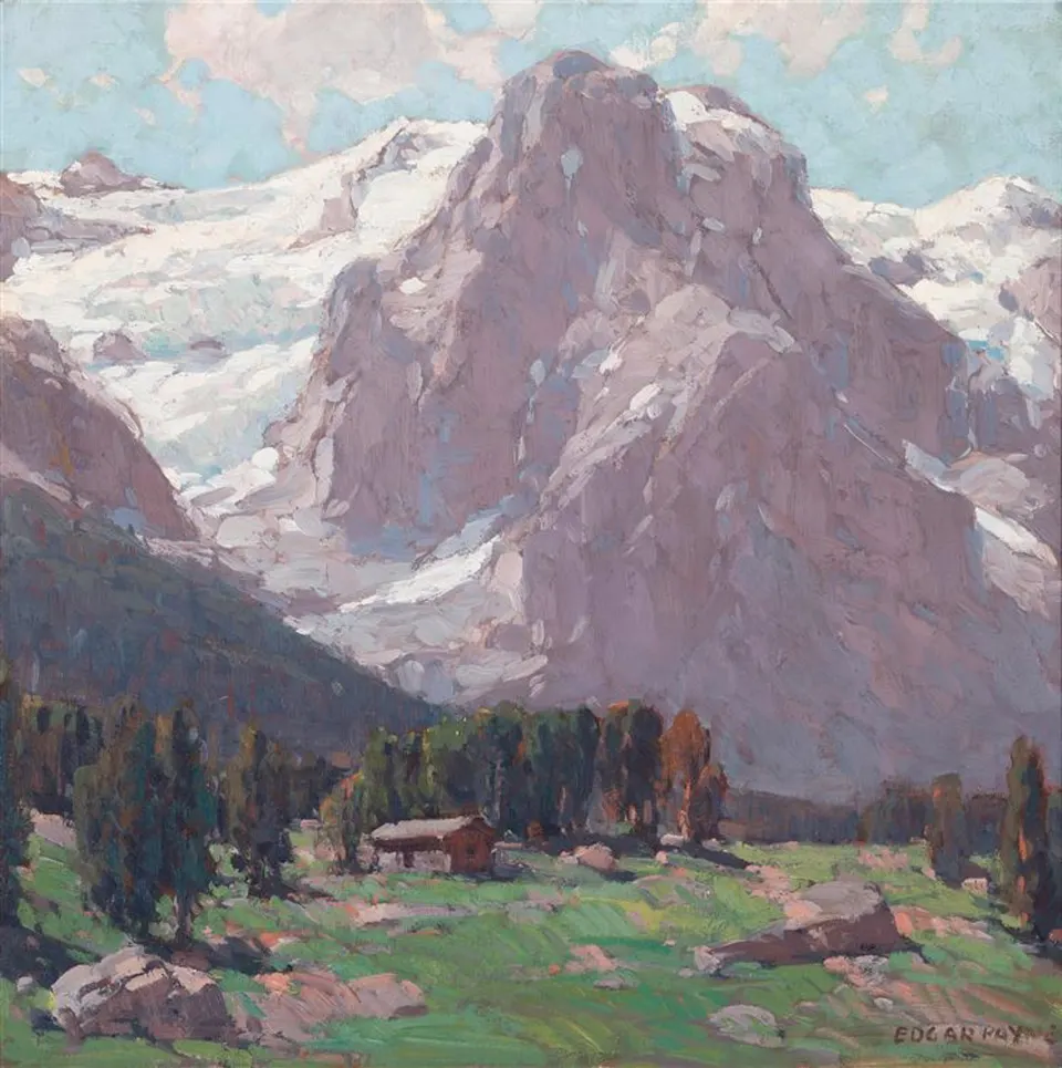 Edgar Payne, Rugged Heights, oil on canvas
