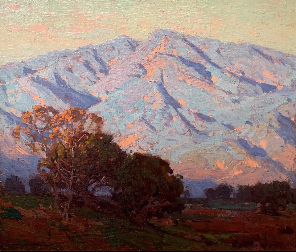 Edgar Payne, San Gabriel Mountains, oil on canvas