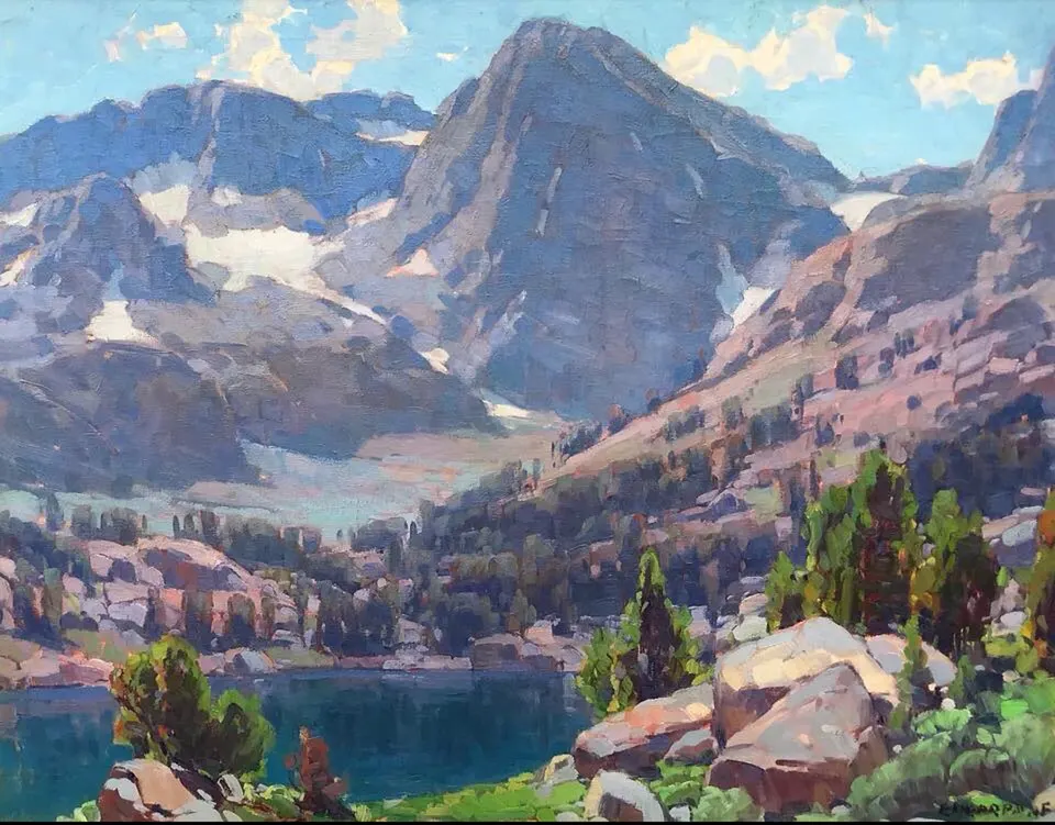 Edgar Payne, Sierra Scene, oil on canvas
