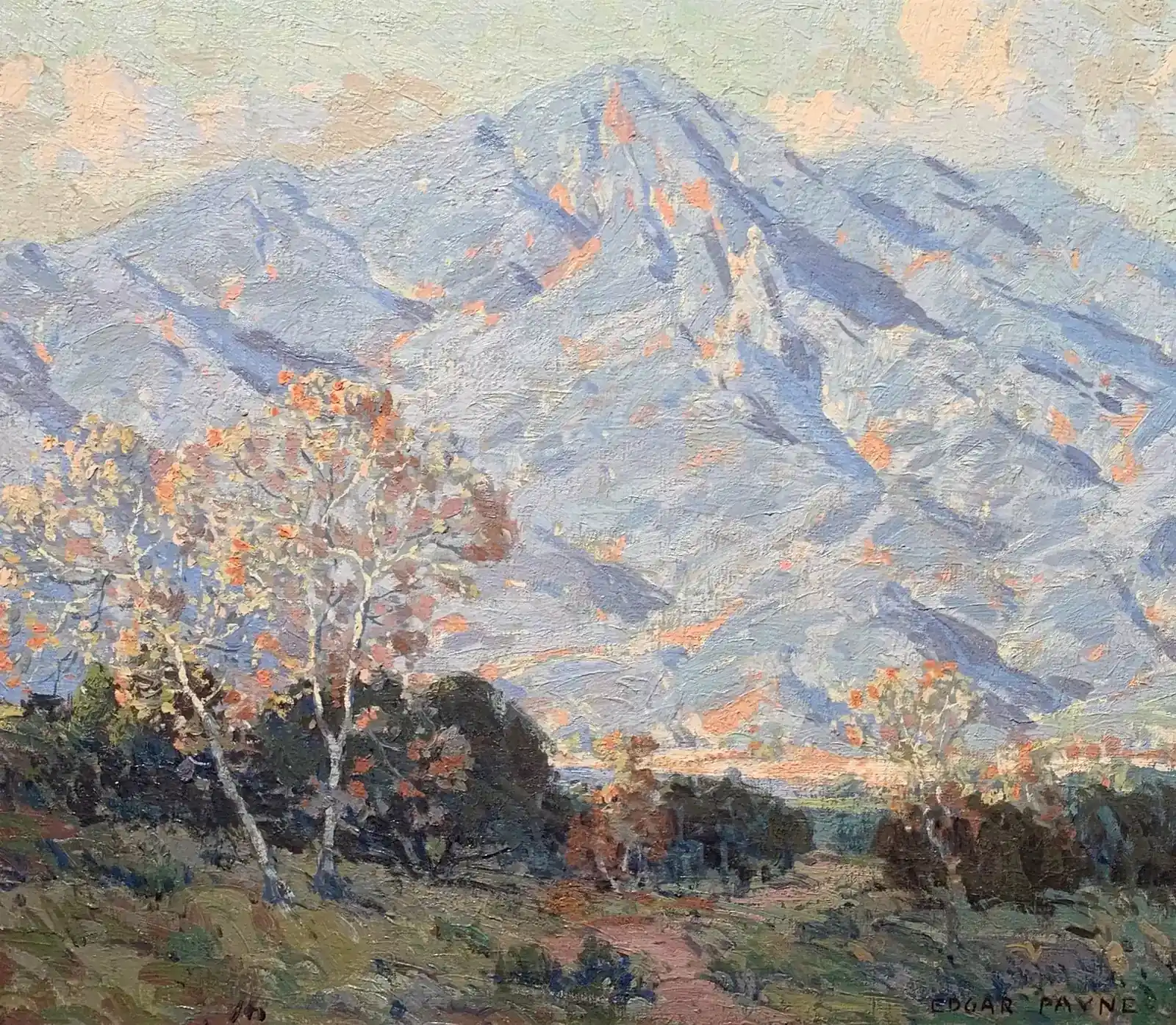 Edgar Payne, The Hills of San Gabriel, oil on canvas (sold by Steven Stern Fine Arts)
